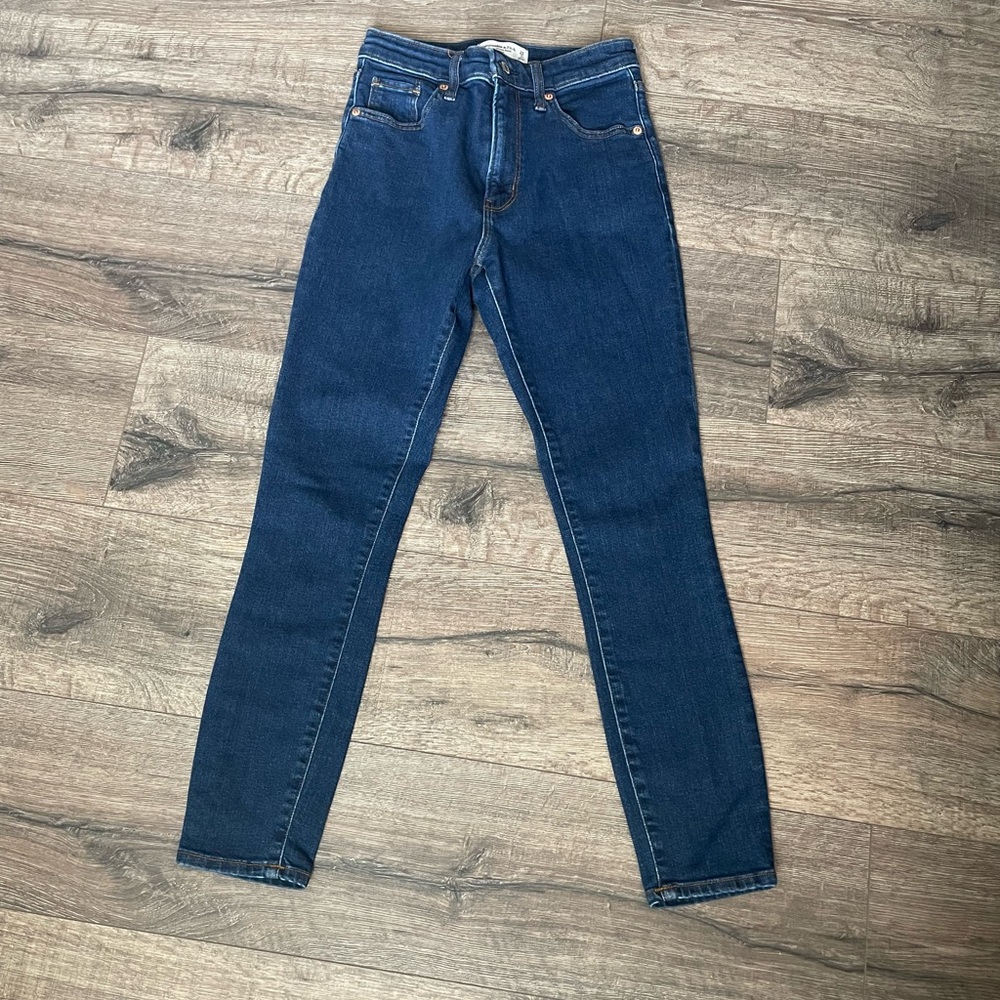 Abercrombie & Fitch super skinny ankle high rise jeans
